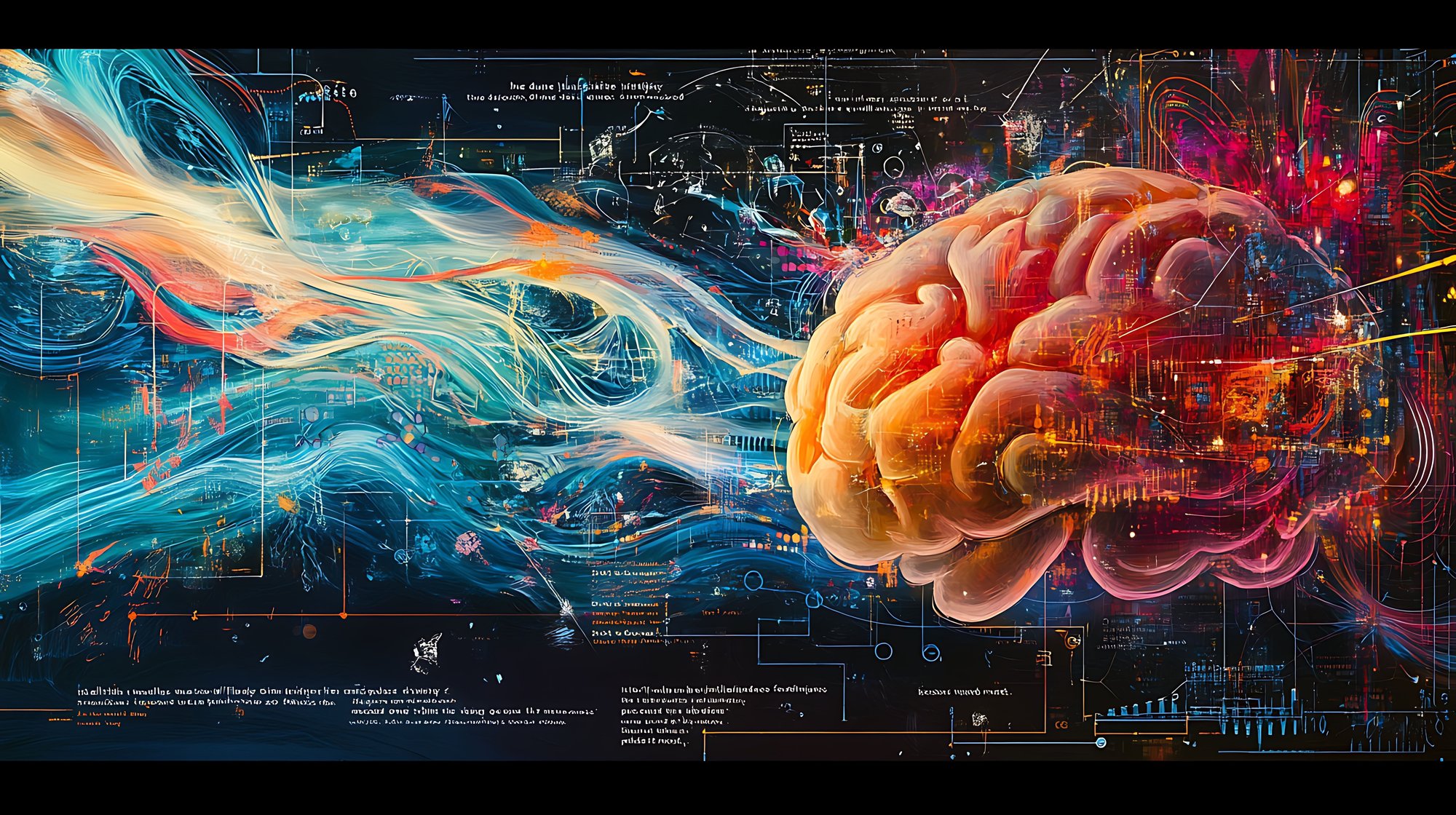 An abstract image of AI and Human collaboration in hybrid intelligence in the world of AI marketing in 2026 to represent the shift in marketing trends in 2026 towards AI-first marketing and democratization of AI marketing to grow small businesses