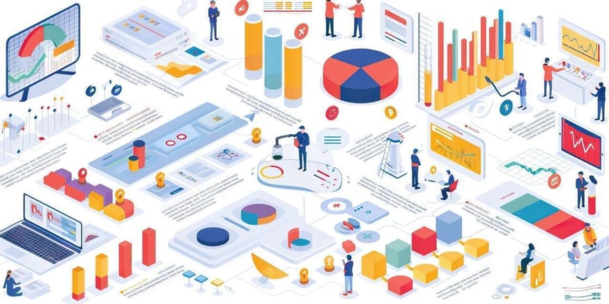 A diagram showing predictive analytics driving marketing actions as humans and AI interact in a hybrid intelligence business model in 2026